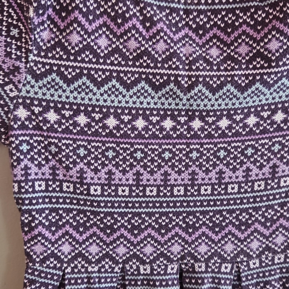 Adorable Purple Quarter Sleeve Dress Sz xs 4-5 by Faded Glory - Picture 4 of 4